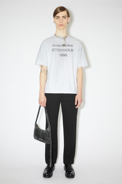 Acne Studios Twill cotton-blend trousers - Black outlook