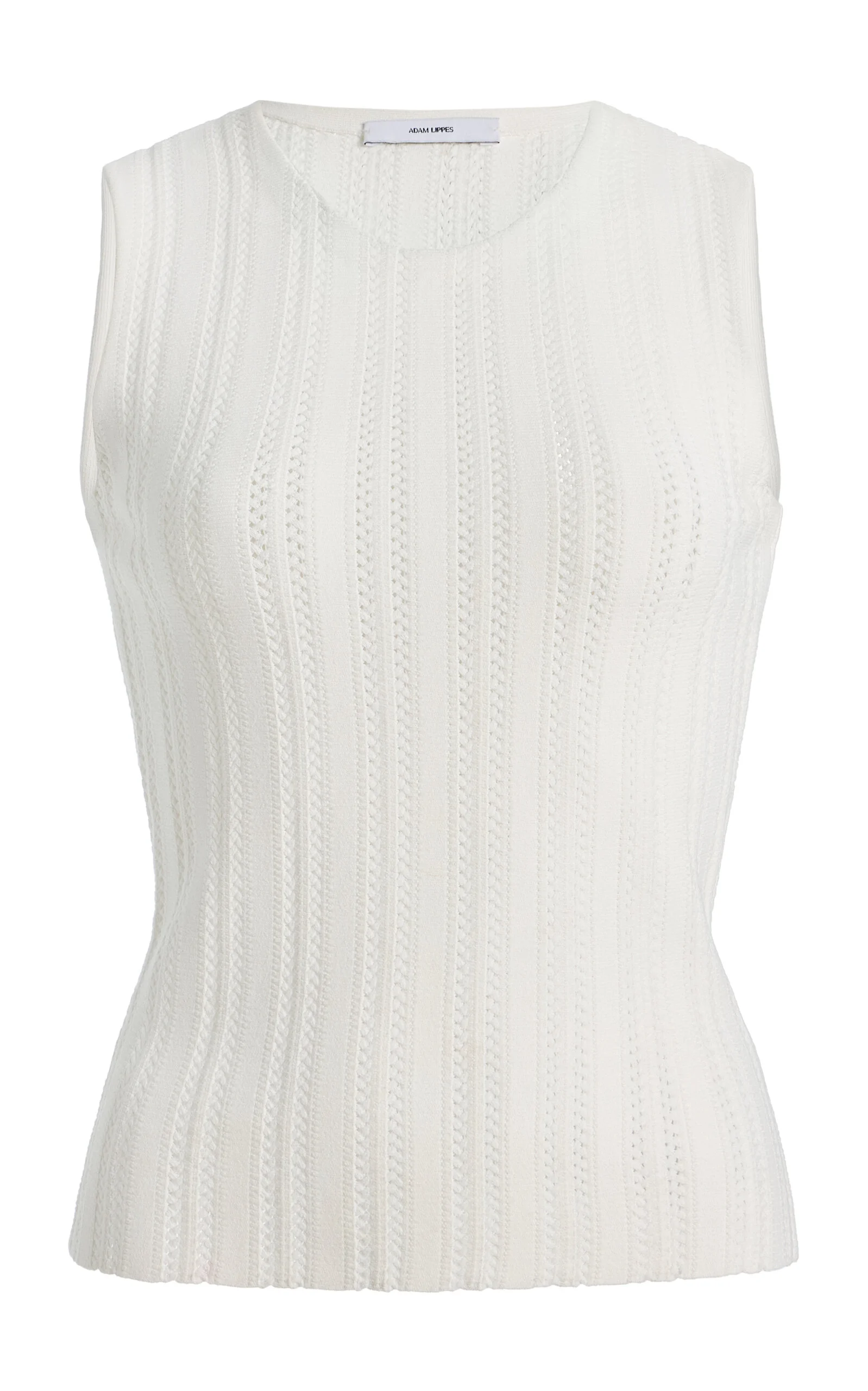 Brynn Jacquard Top ivory - 1