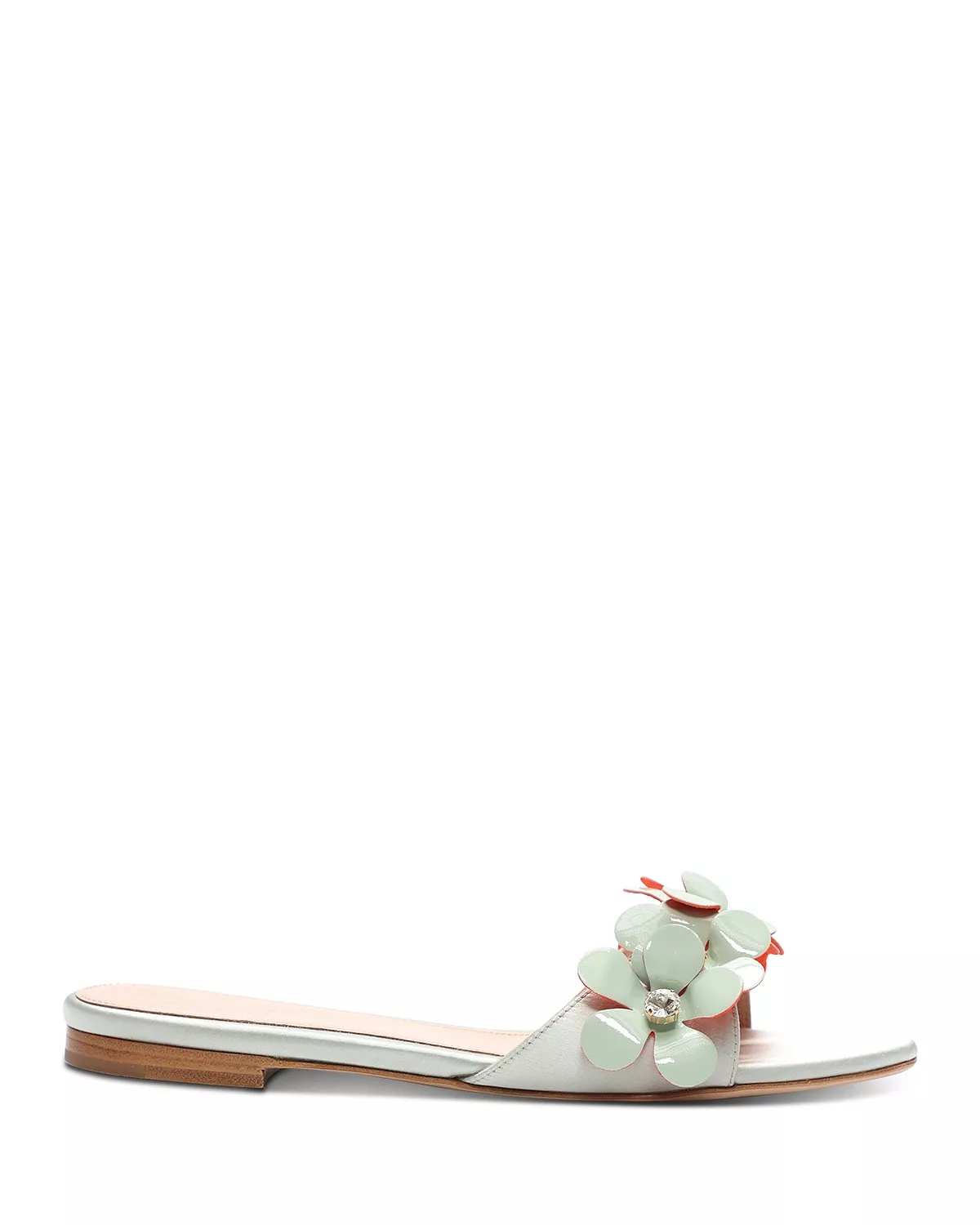 Women's Slip On Embellished Sandals - 2