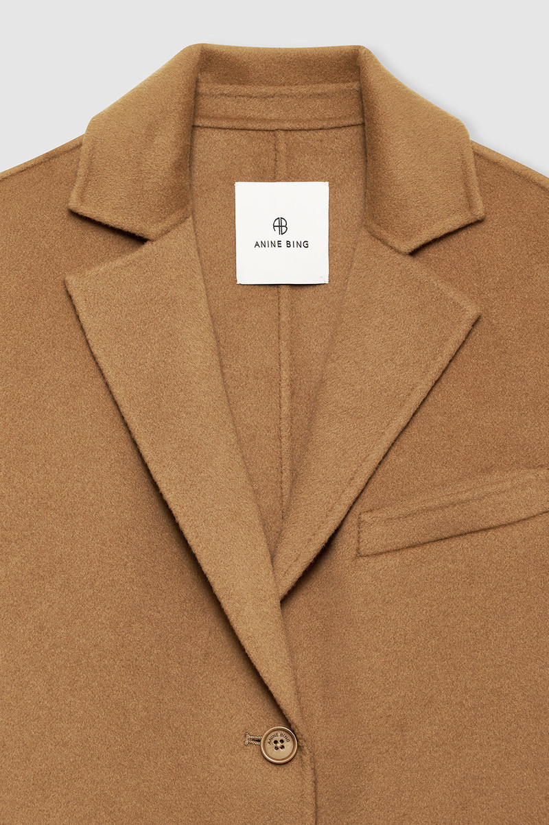 Etienne Blazer - Camel Cashmere Blend 4