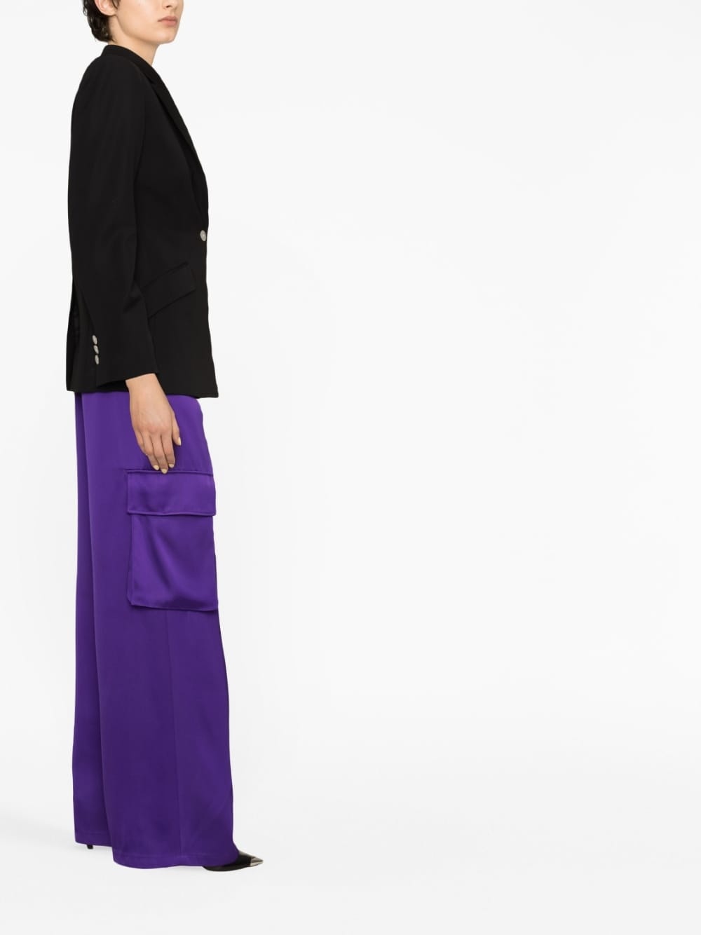 Medusa single-breasted virgin wool blazer - 3
