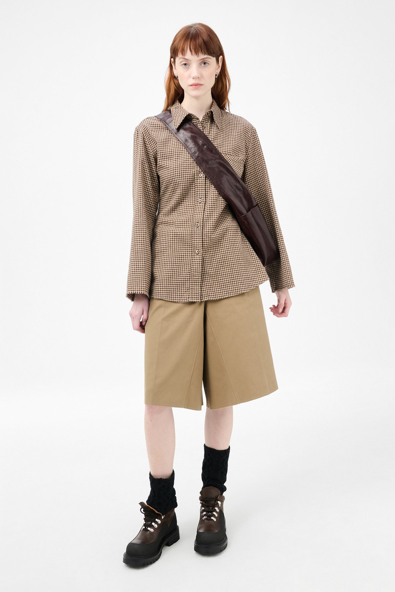 Grande Brick Bag Deep Abyss Red Leather 5