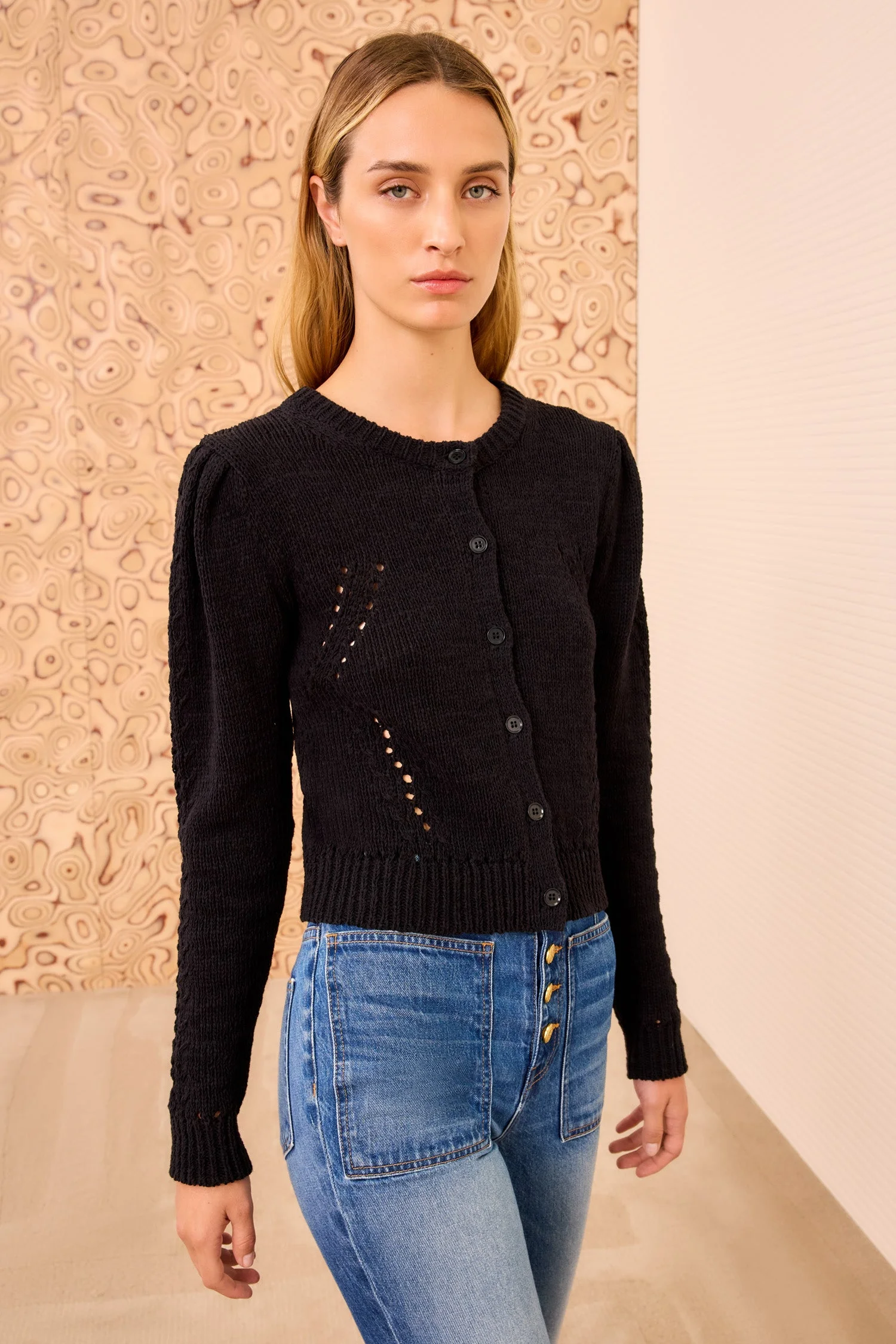 Delphina Long Sleeve Cardigan - 1