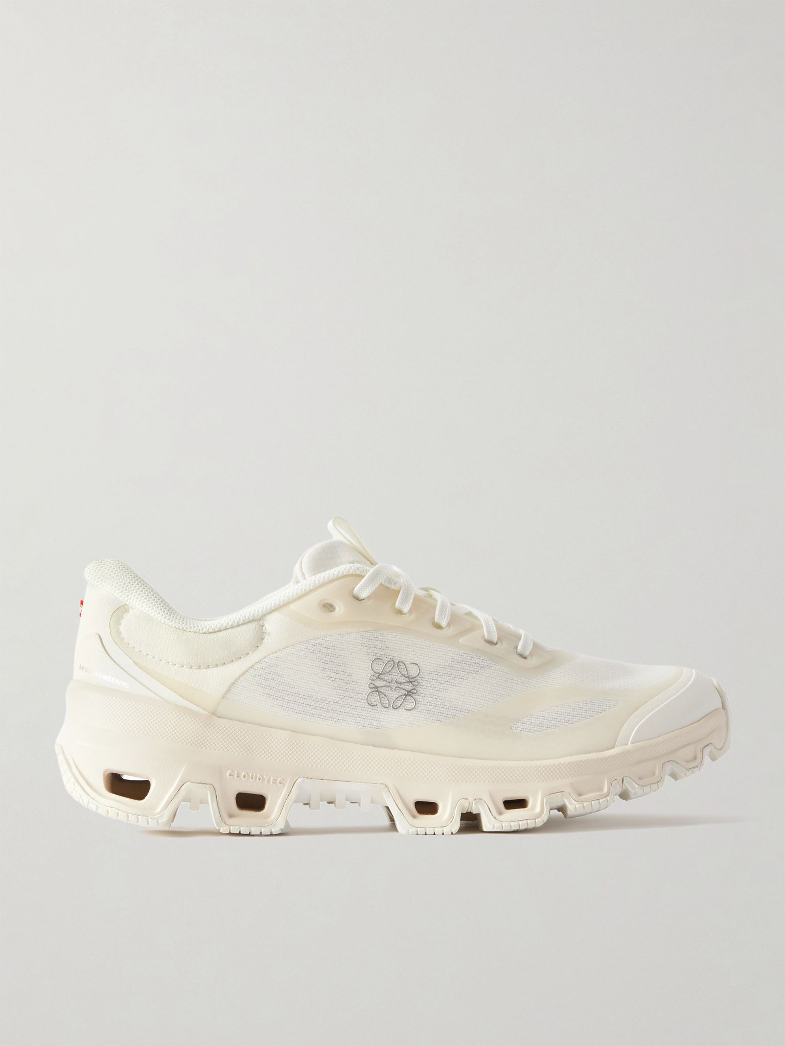 + ON CLOUDVENTURE 2.0 rubber-trimmed paneled recycled-mesh sneakers Ivory - 1