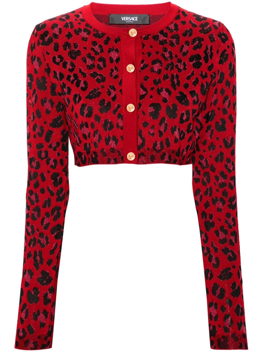 cropped cardigan - 1