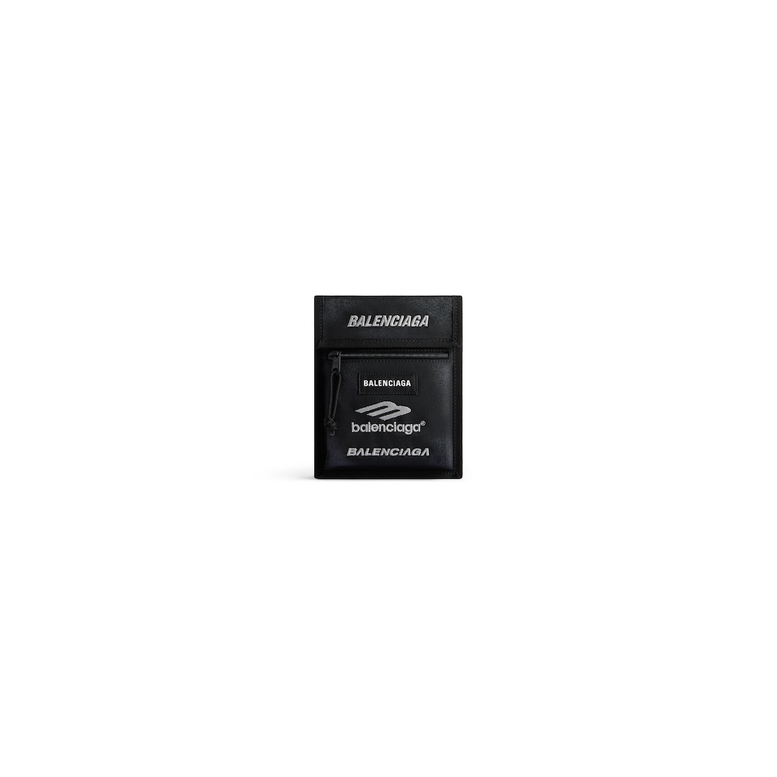 Men's Explorer Small Pouch With Strap  in Black - 4