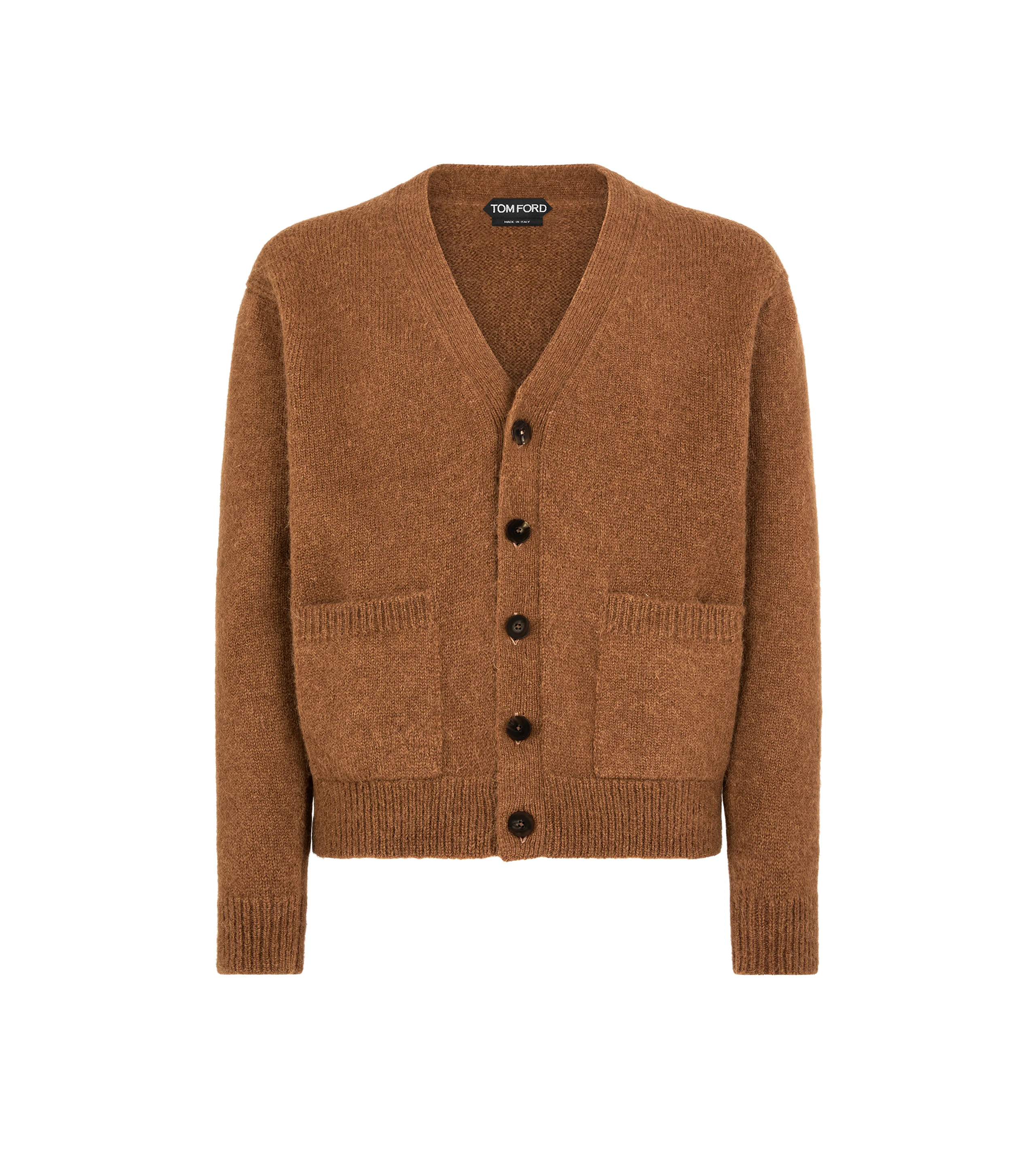 ALPACA BLEND CARDIGAN - 1