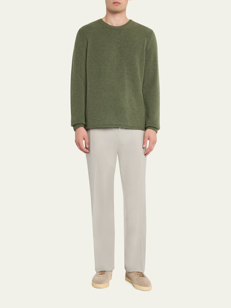 massimo alba Men's Cashmere Knit Crewneck Sweater outlook