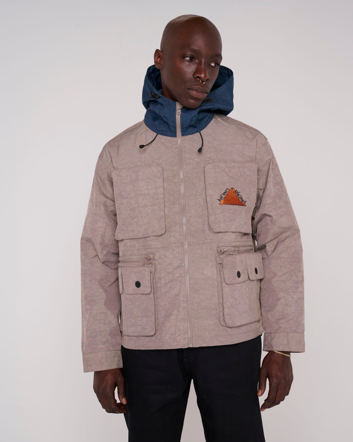Cropped Hunting Jacket - Tan - 4