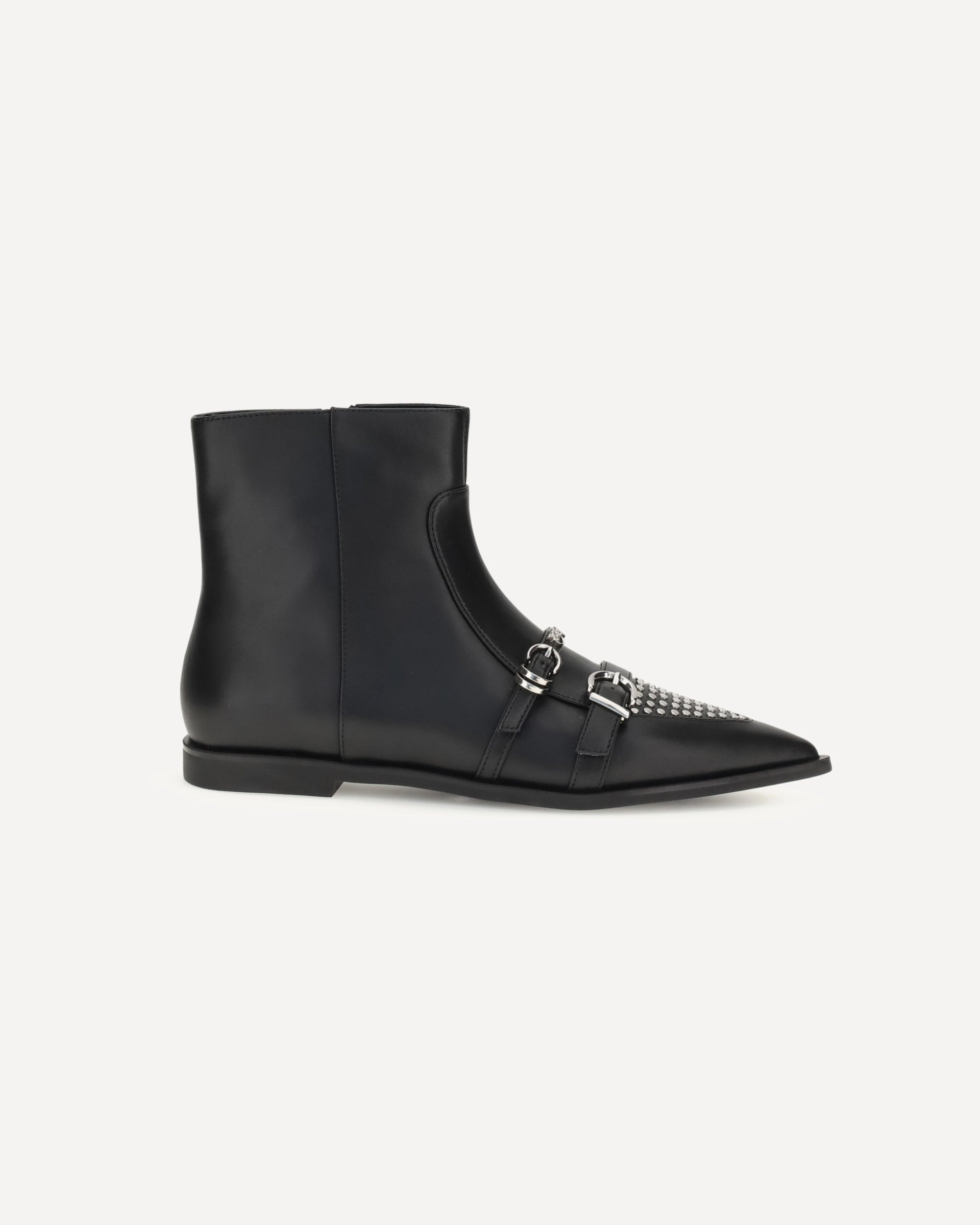 Studded Ankle Boots - 1