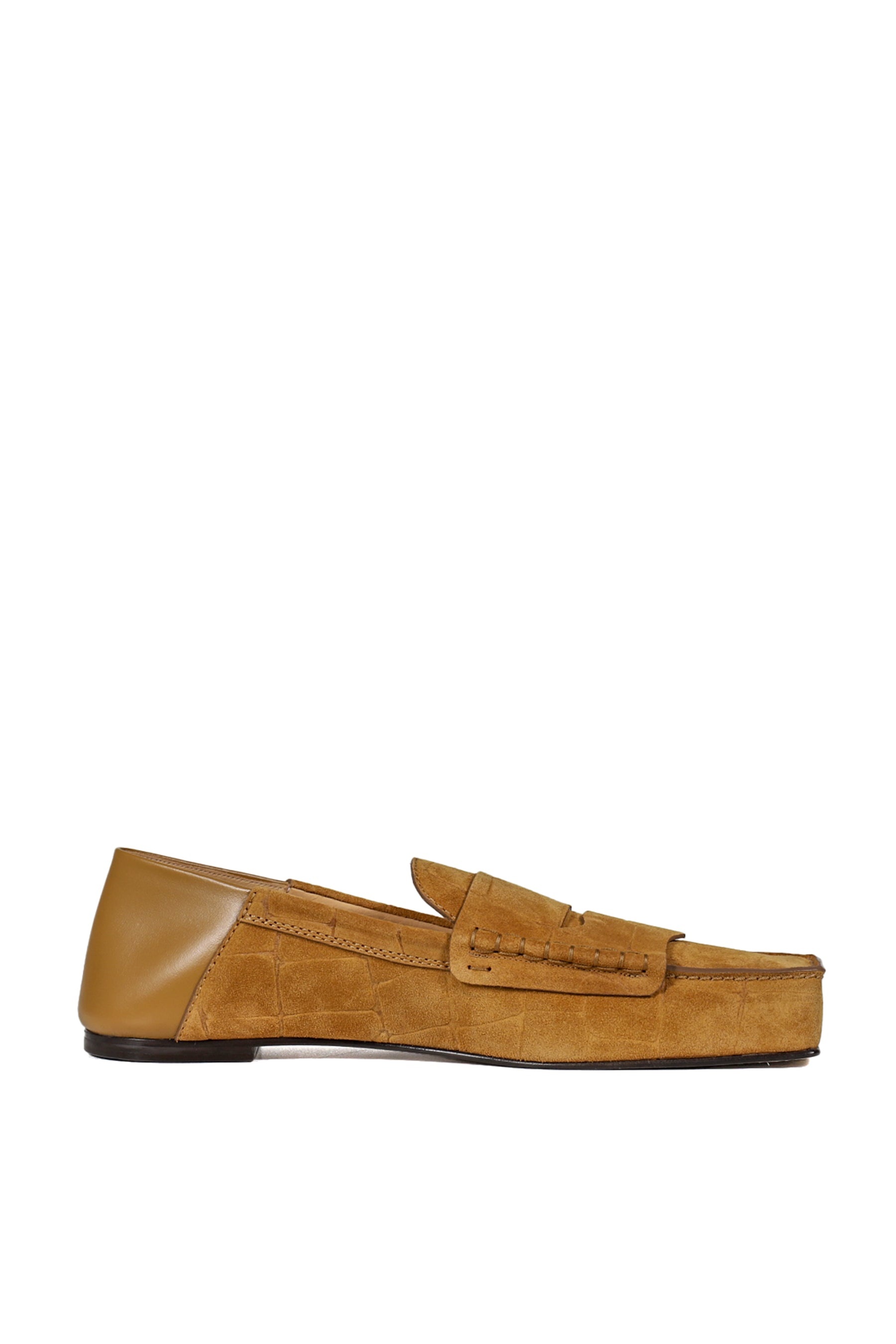LES MOCASSINS CARRE / CAMEL - 2