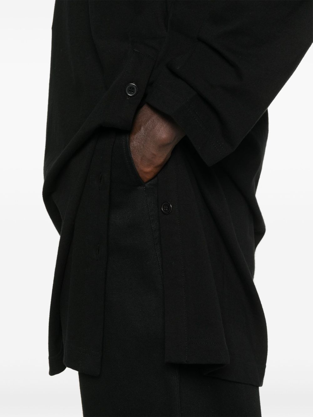 single-button T-shirt - 4