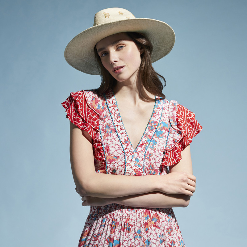 Women Mini Dress Iris Lace - Vilebrequin x Poupette St Barth 7