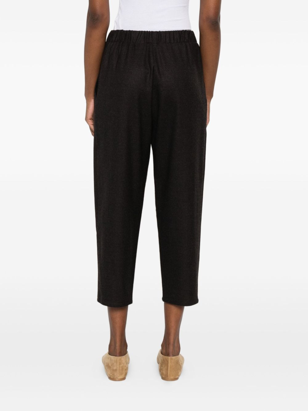 elasticated-waist trousers - 4
