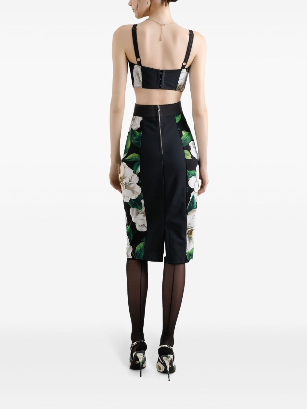 printed bustier top - 3