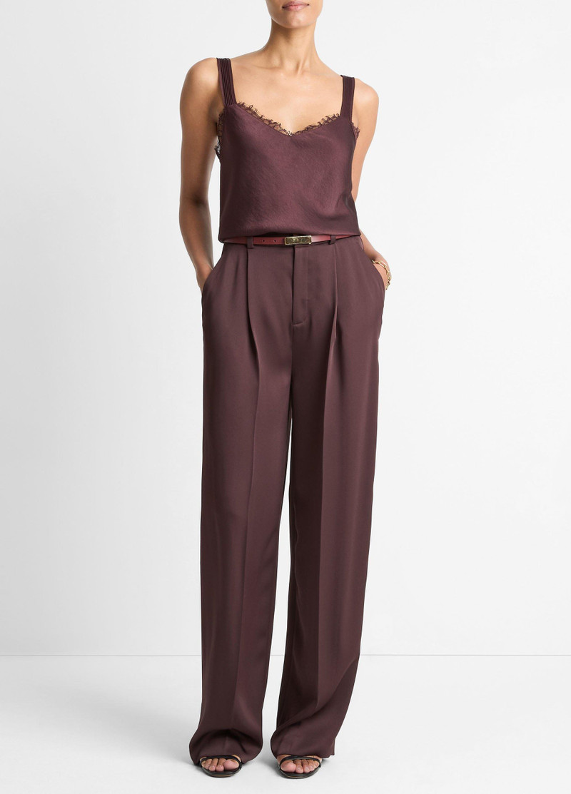 Lace-Trim Satin Camisole 4