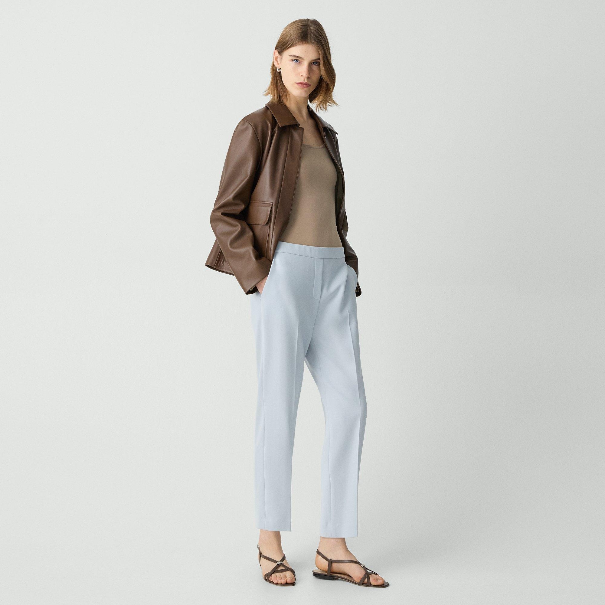 Treeca Pull-On Pant in Admiral Crepe - 3