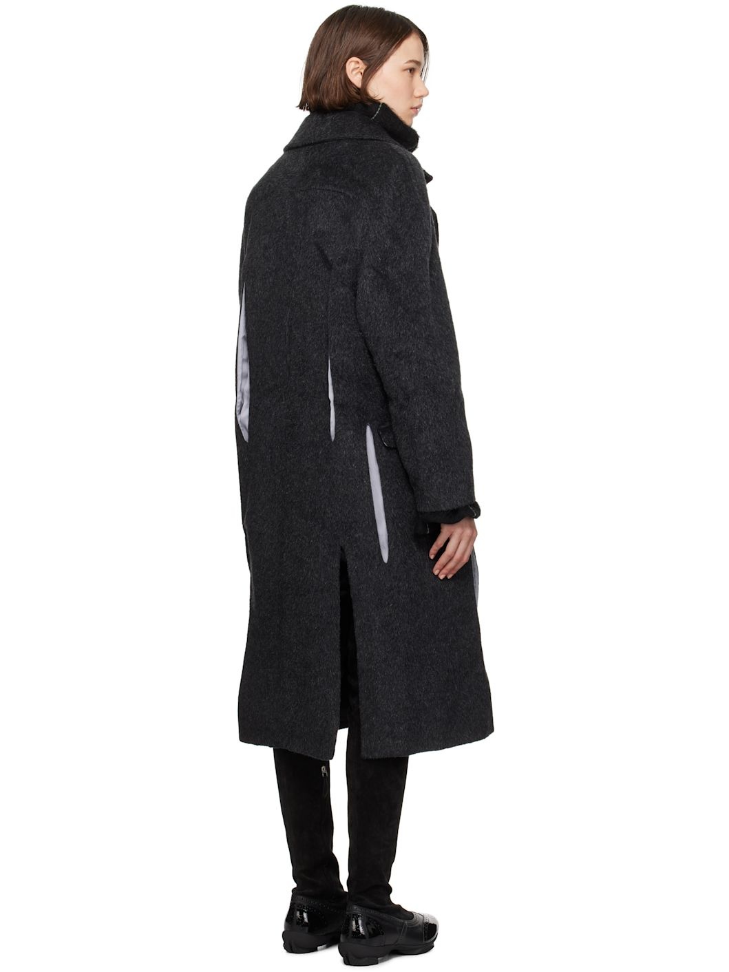 Gray Bowie Tailored Coat - 3