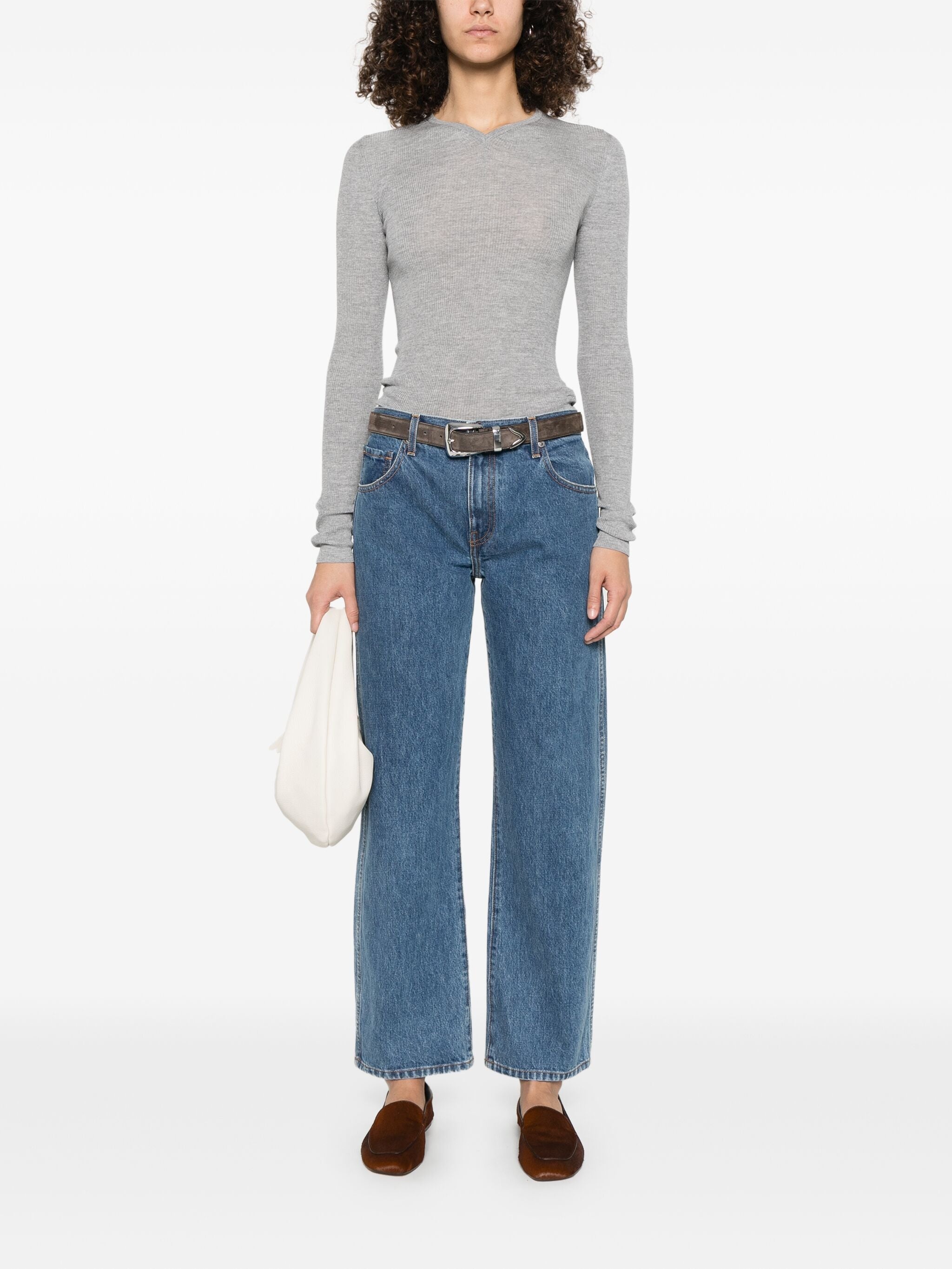 Ribbed Sweater - 5