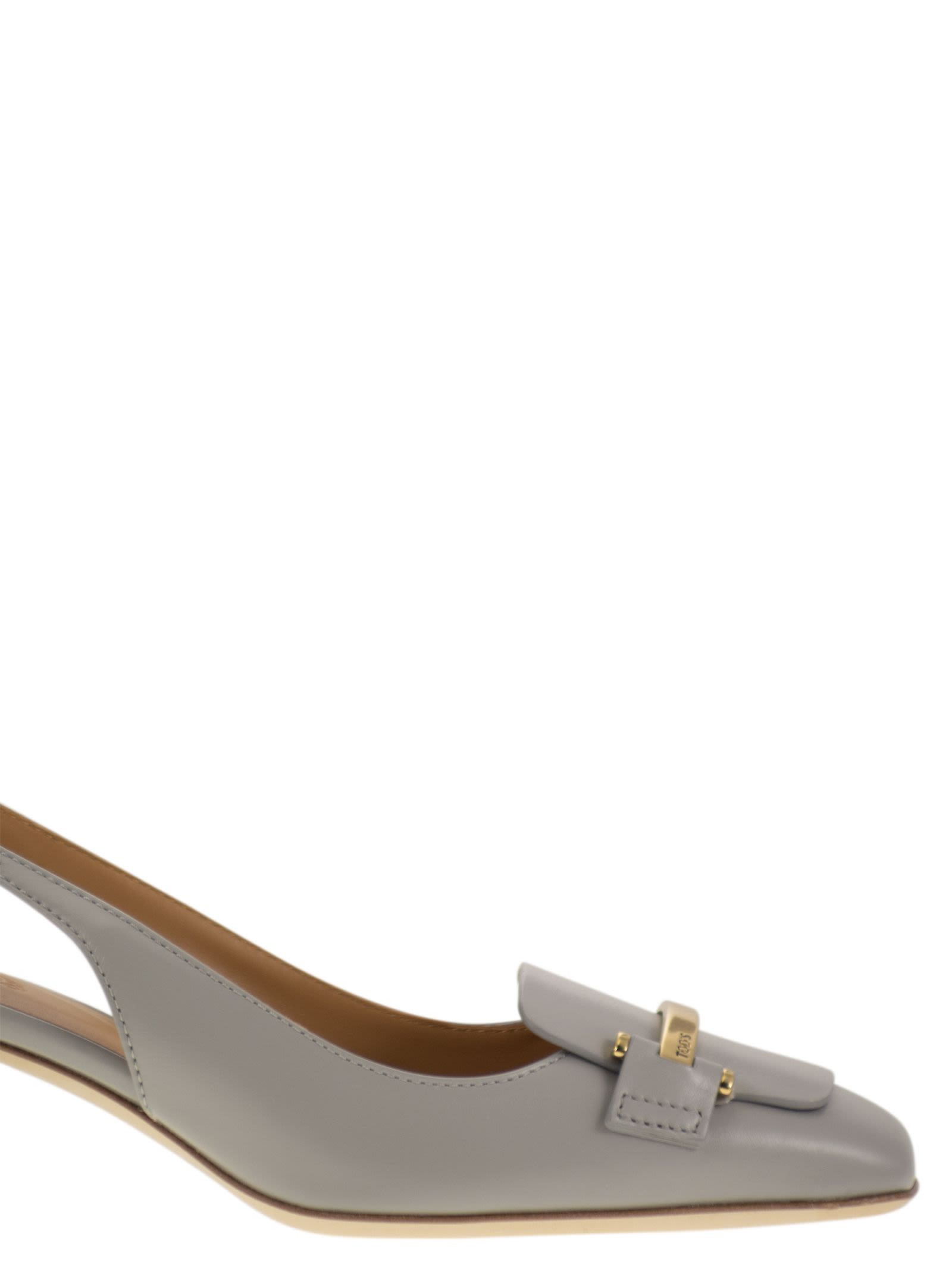Tod's Women Slingback Leather Décolleté - 6