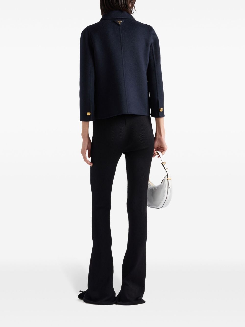 ジャケット PRADA CASHGORA DOUBLE-BREASTED JACKET Prada Prada Women Cashgora Double-Breasted Jacket | luosophy