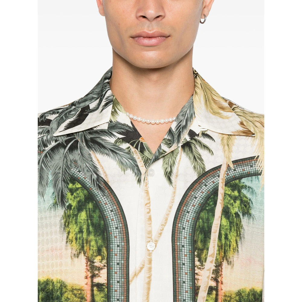 Amiri Green Shirts Men - 5