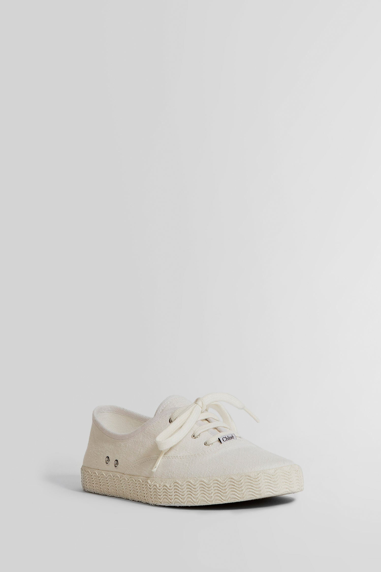 CHLOÉ WOMAN WHITE SNEAKERS - 2