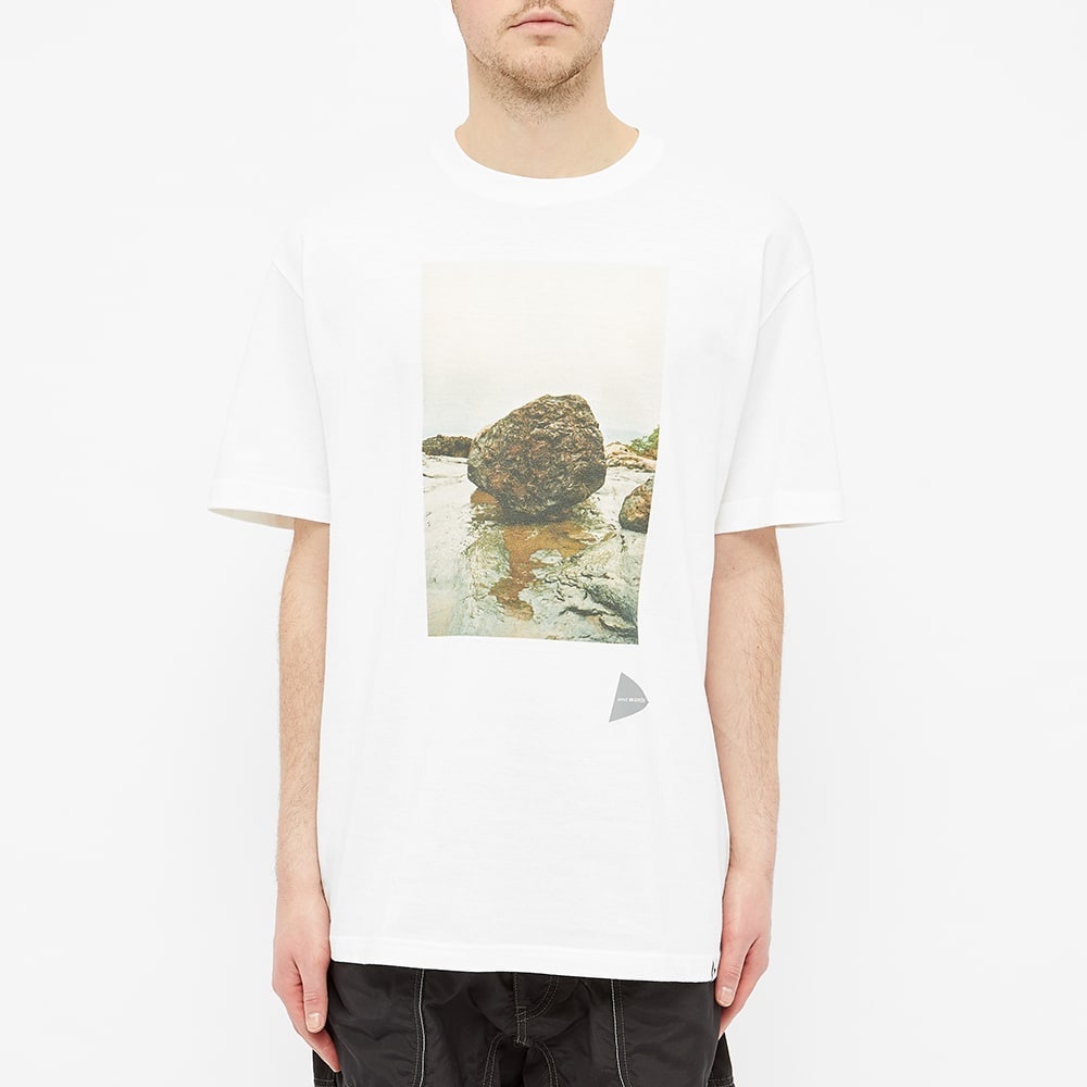 And Wander x Tetsuo Kashiwada Rock Photo Tee - 5