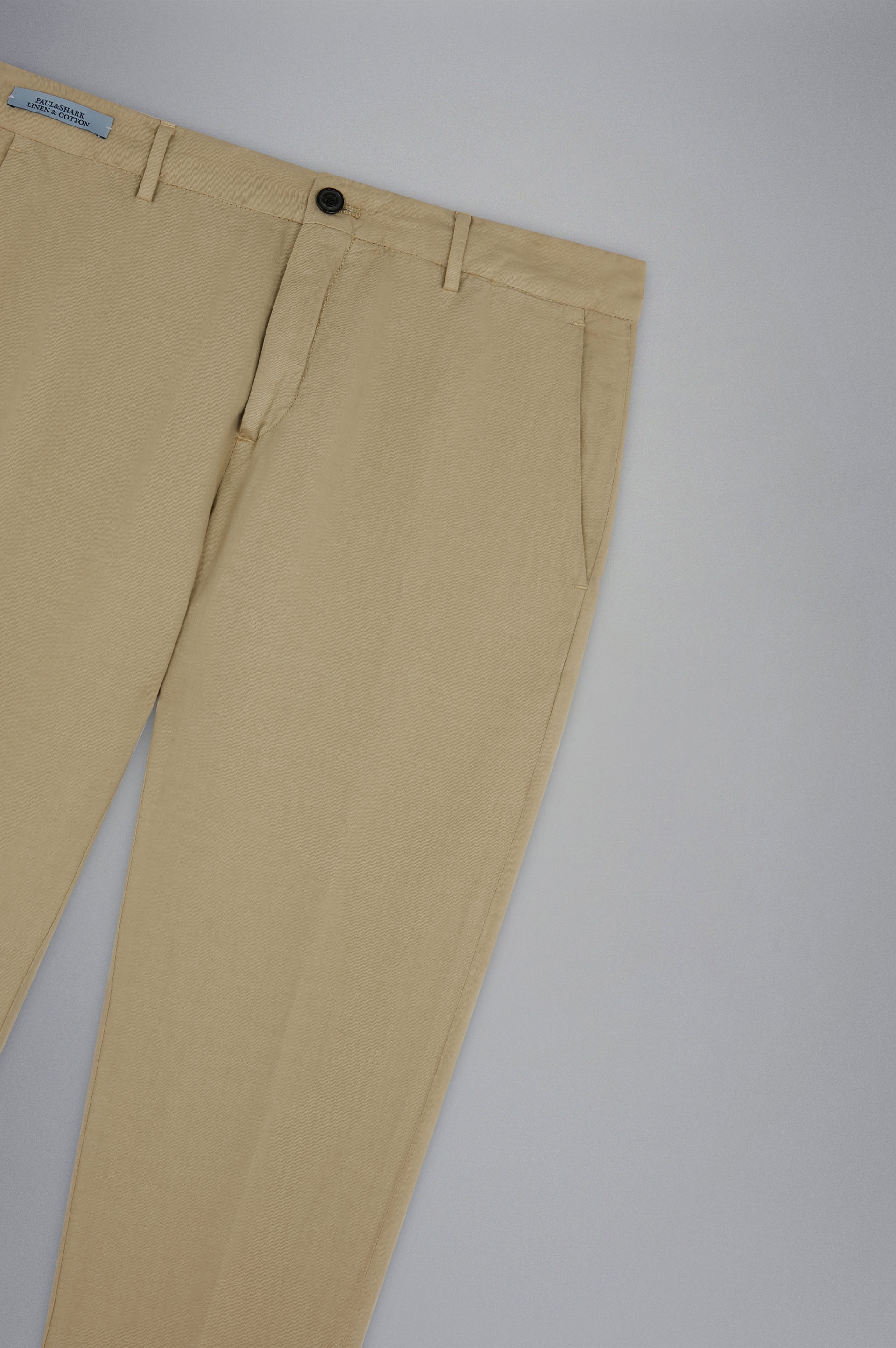 LINEN AND COTTON TROUSERS - 5