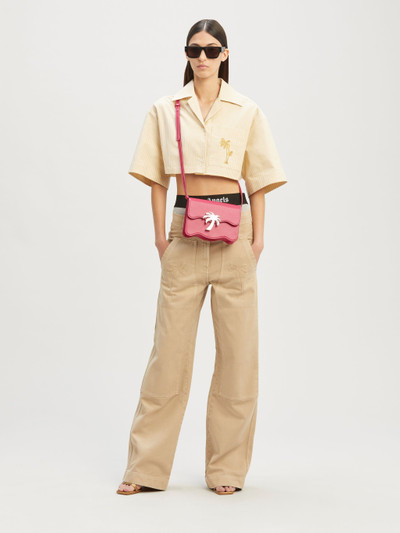 Palm Angels Cropped Bowling Shirt outlook
