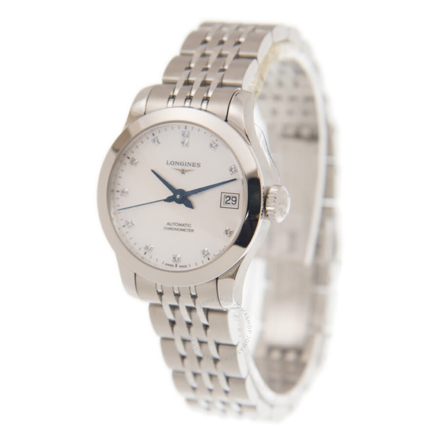 Longines Record Automatic Diamond Ladies Watch L23204876 - 4