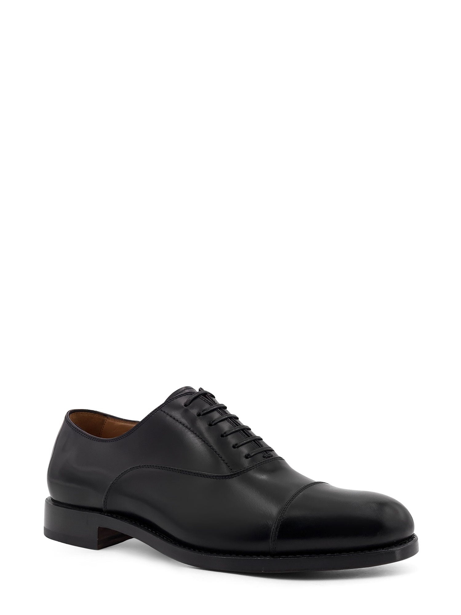 Ferragamo Fabian Leather Lace-Up Shoe - 2