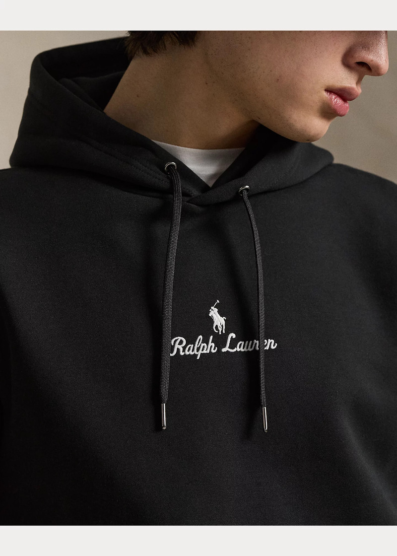 Logo Double-Knit Hoodie 5