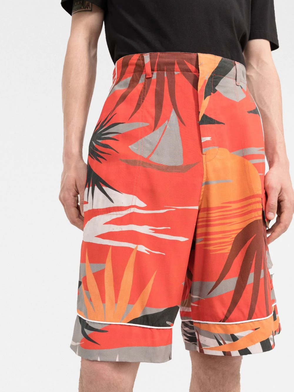 Hawaii graphic-print cargo shorts - 3