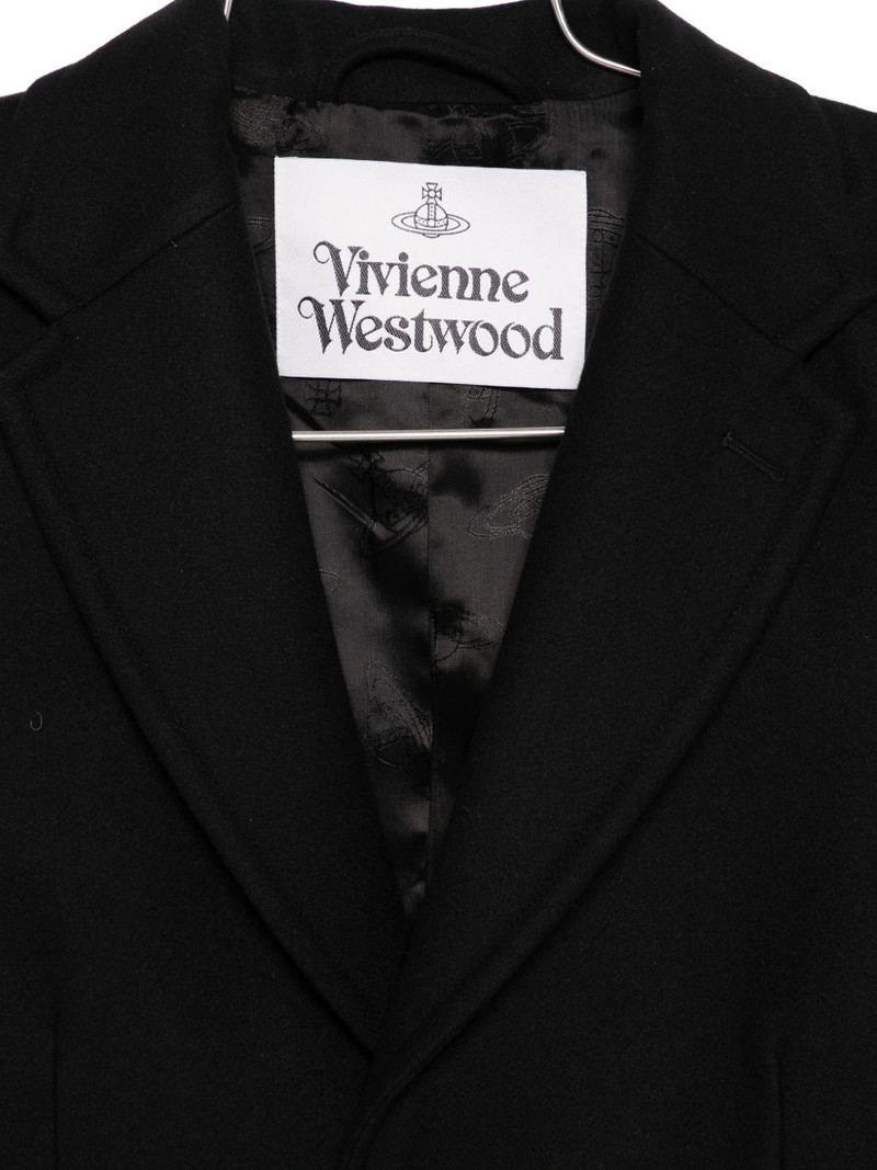 virgin wool blend single-breasted coat 3