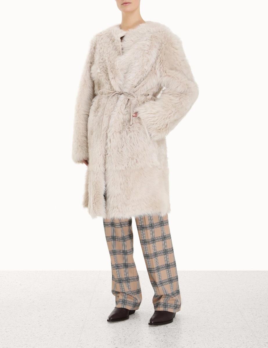 LUMINOSITY SHEARLING COAT - 2