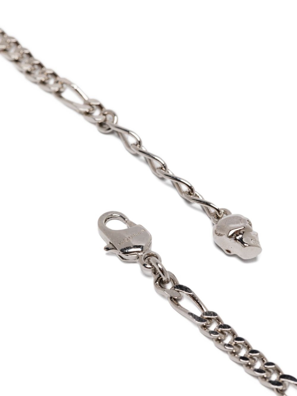 skull-charm curb-chain necklace - 3
