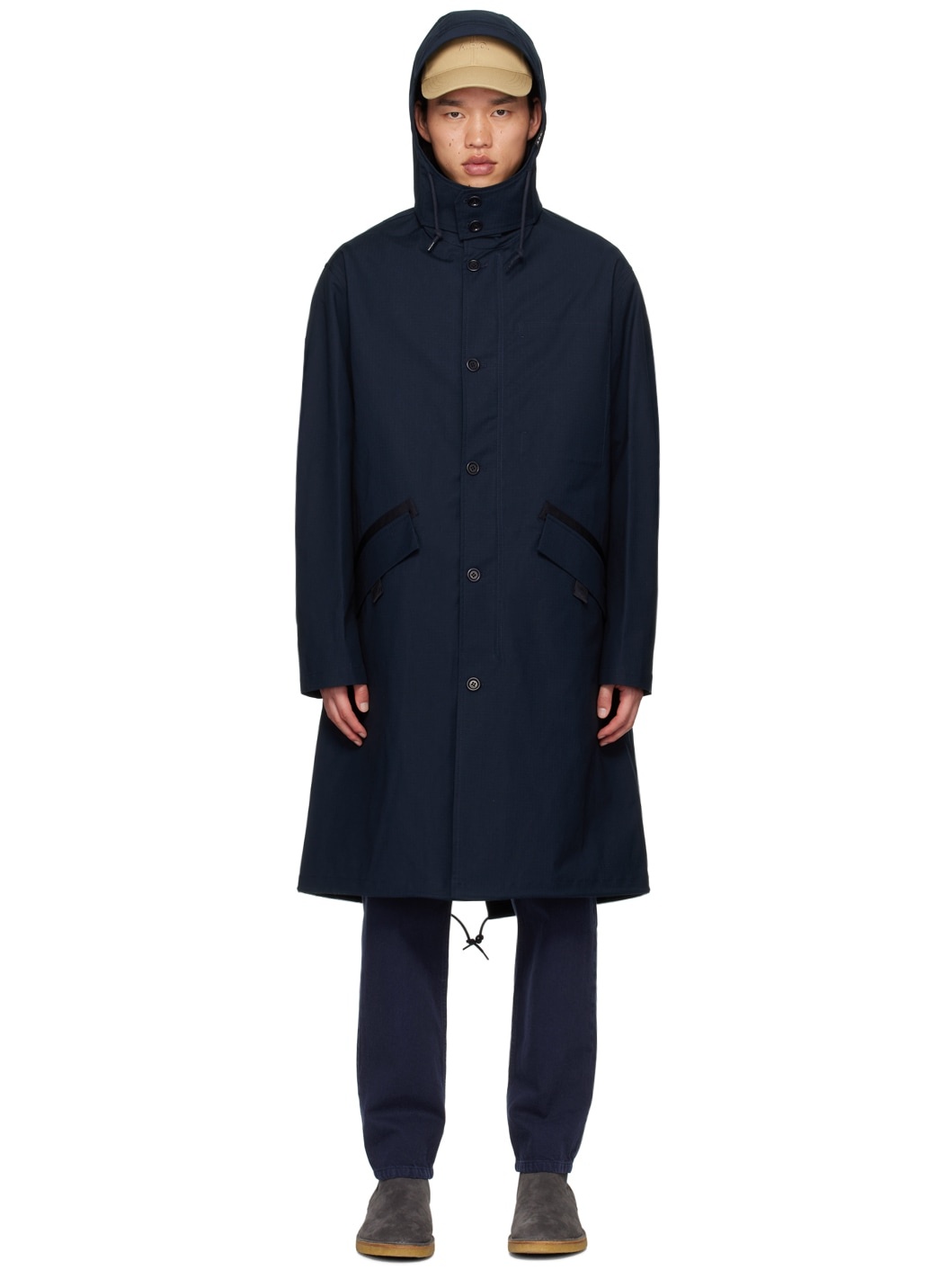 Navy Austin Coat - 1