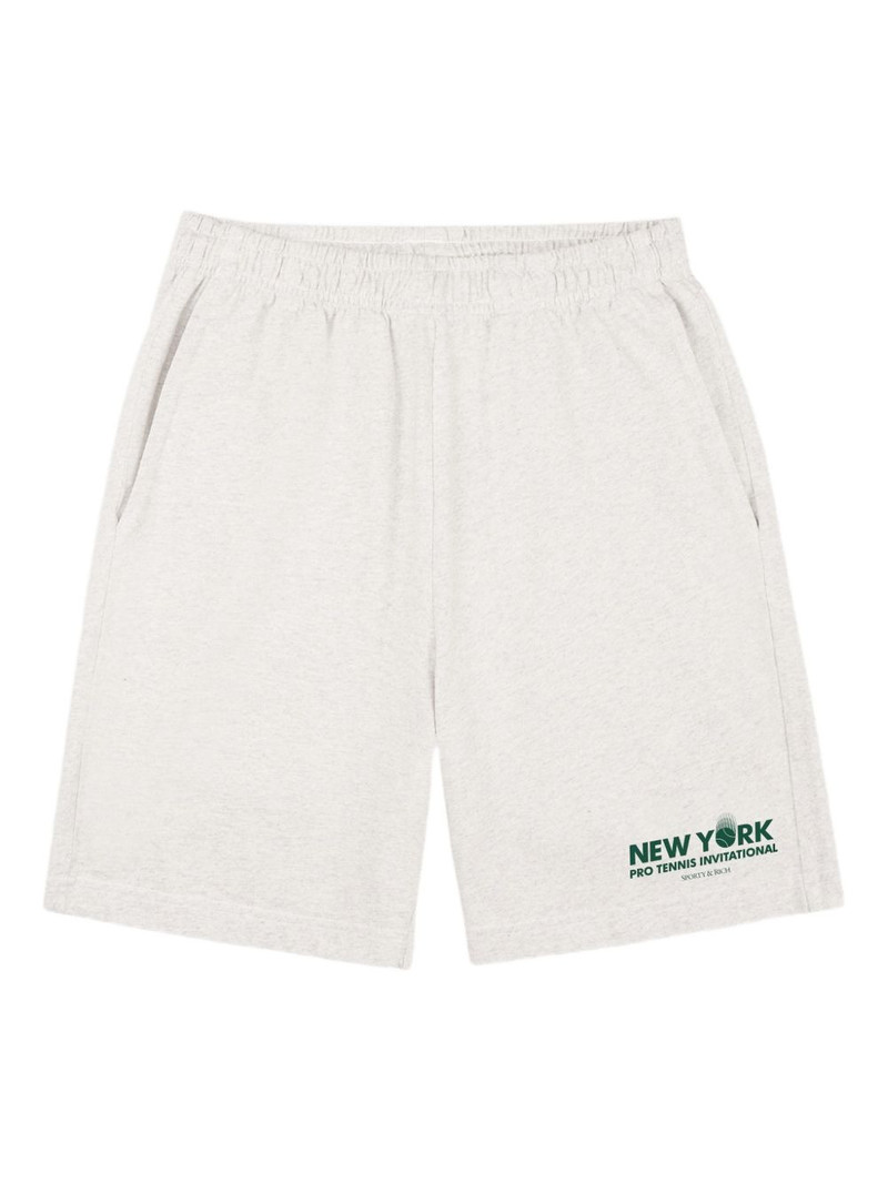 elasticated printed track shorts 1