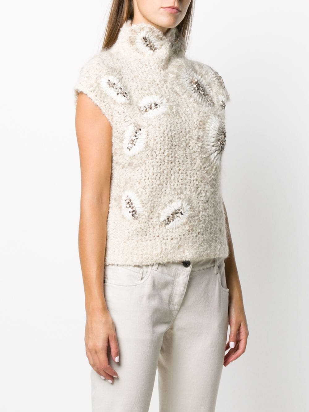 sequin embellished jumper - 3