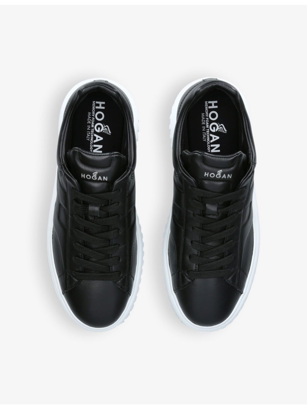 H-Stripes branded leather low-top trainers - 2