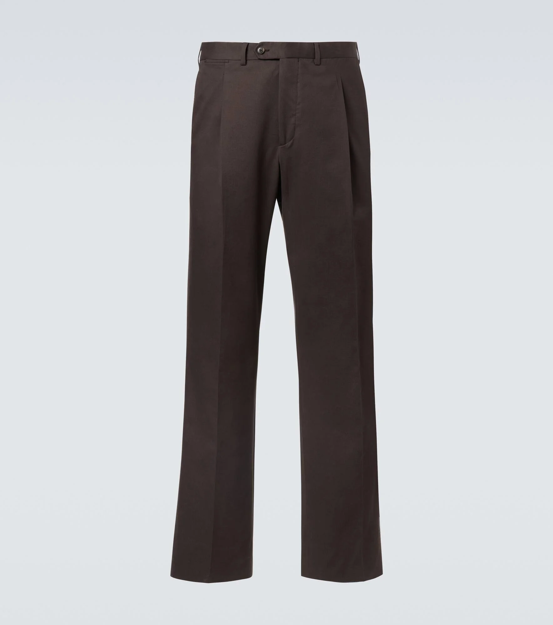 Amo cotton and cashmere straight pants - 1