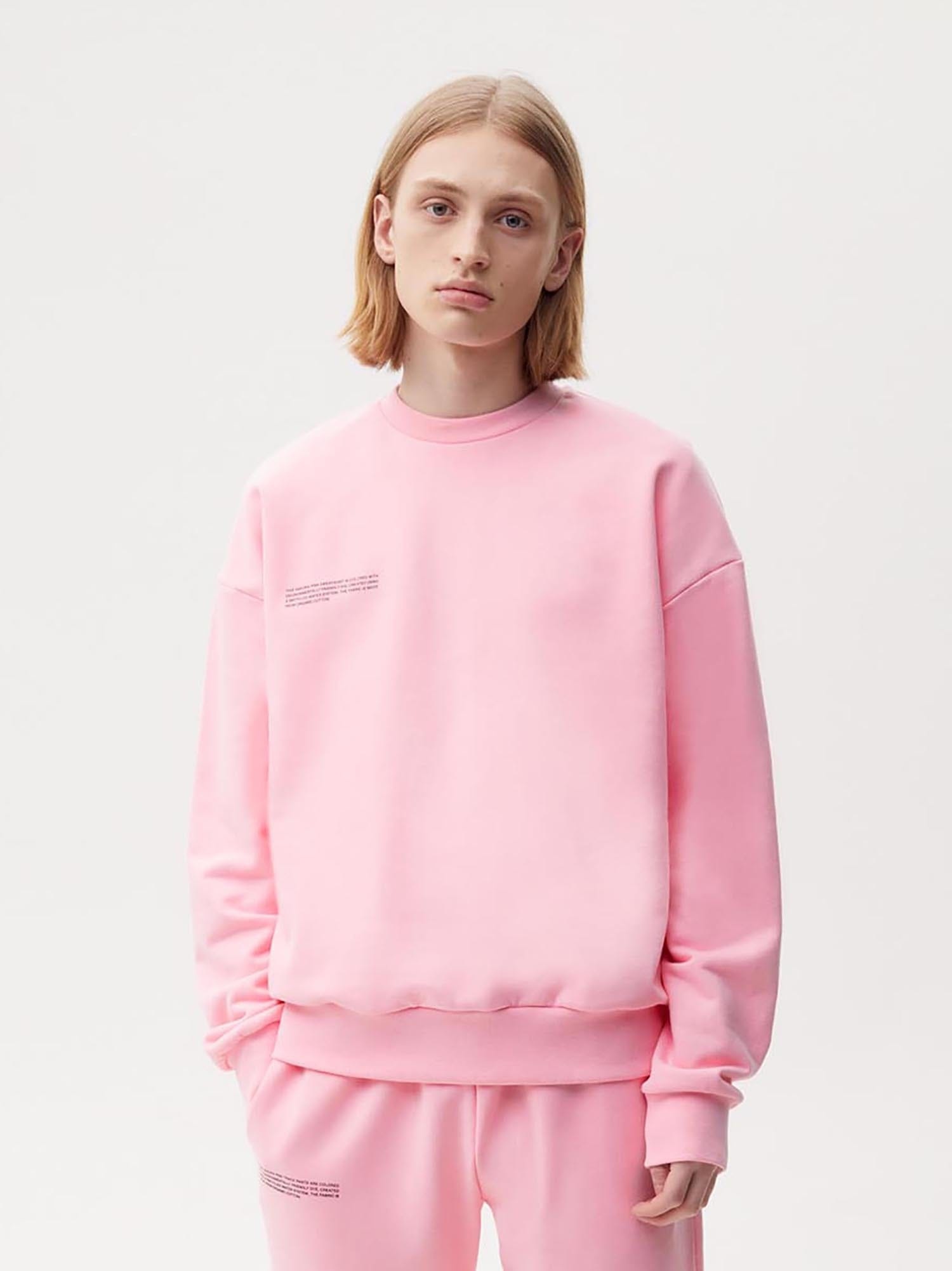 Mens 365 Midweight Sweatshirt - Sakura Pink - 4
