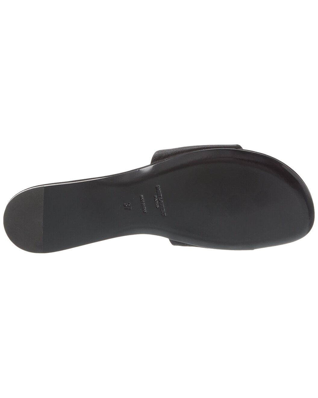 Saint Laurent Carlyle Satin Flat Sandal - 4