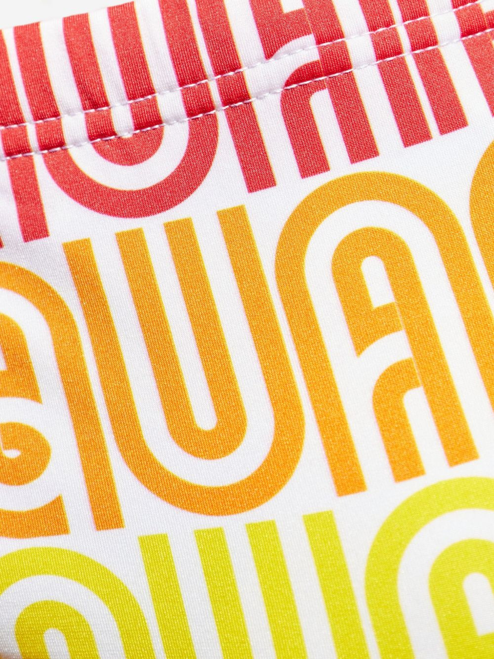 rainbow-logo pattern swimming trunks - 2