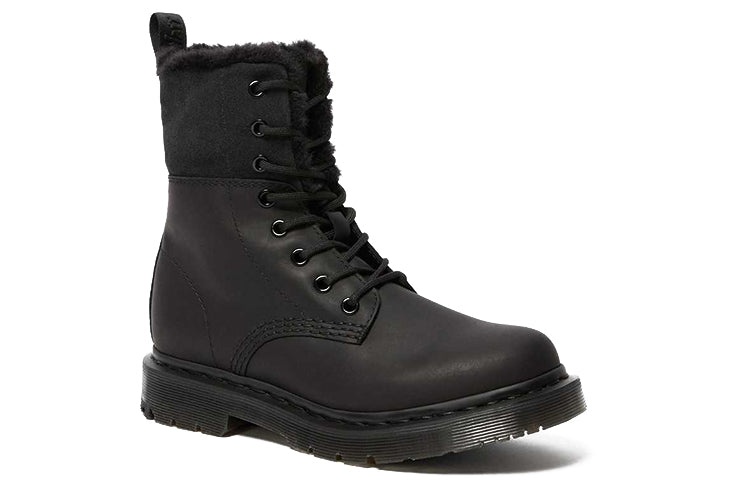 (WMNS) Dr.Martens 1460 Kolbert Wintergrip Faux Fur Lined Boots 'Black' 24015001 - 2