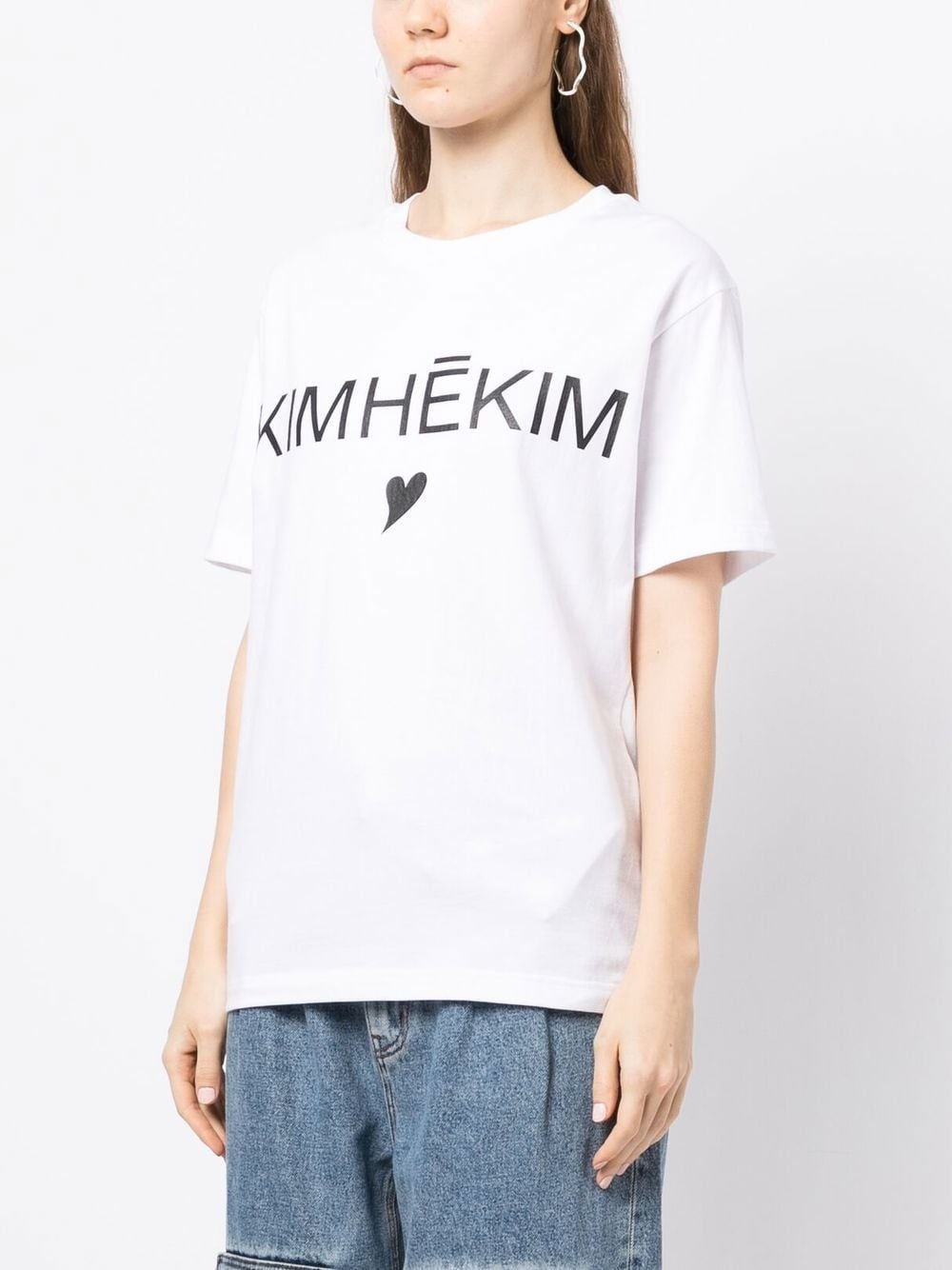 logo-print cotton T-shirt - 3