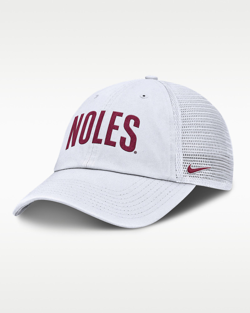 Florida State Primetime Campus Club Men's Nike College Trucker Adjustable Hat 1