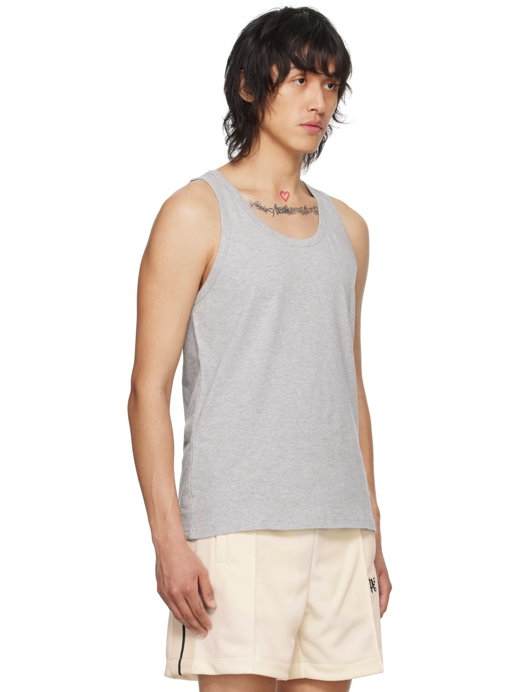 Grey Essential Tank Top - 2