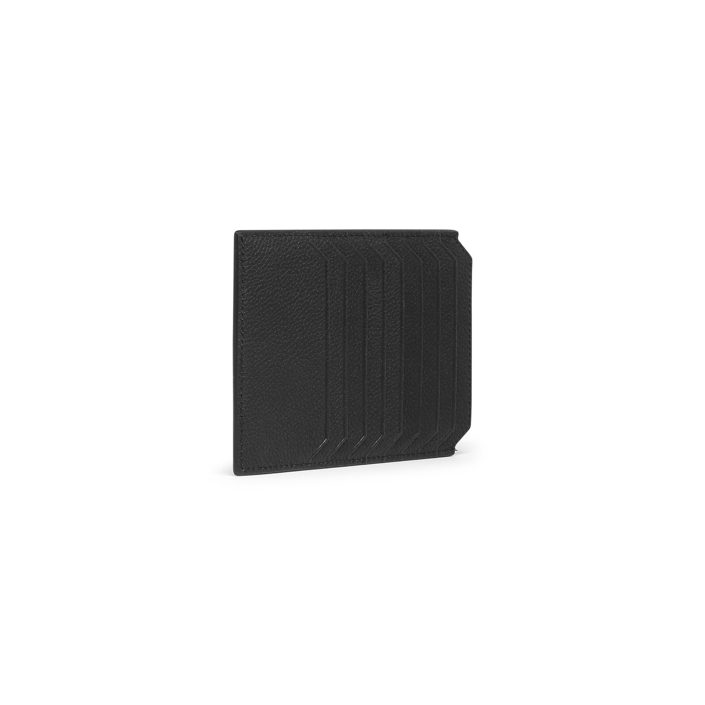 Black tumbled leather document holder - 2